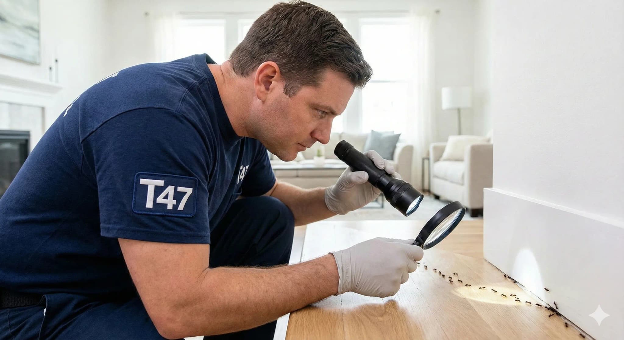 Professional ant inspection and diagnosis process