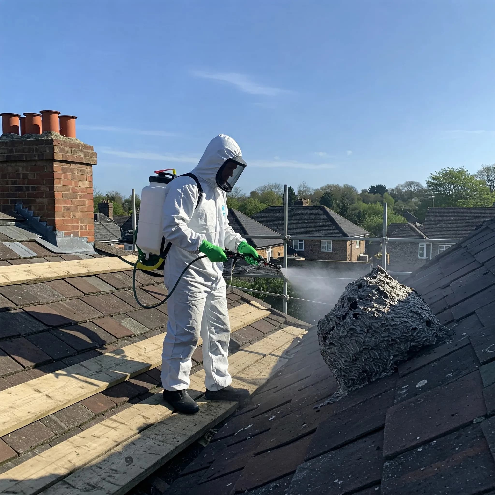 Wasp Extermination Procedure